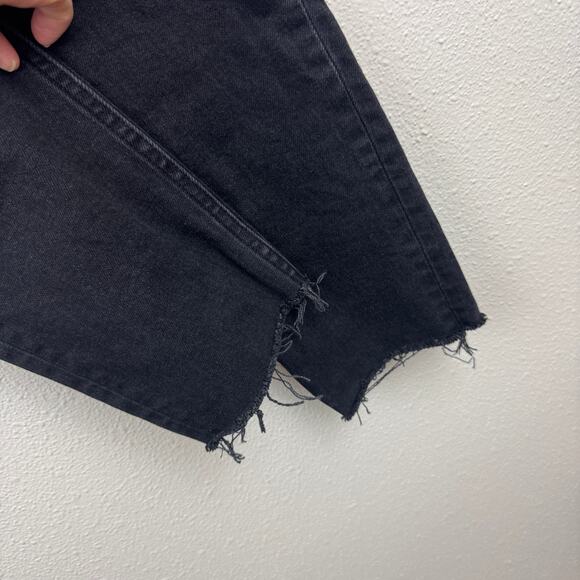 Re/Done High Rise Ankle Crop Jeans - Picture 4 of 8